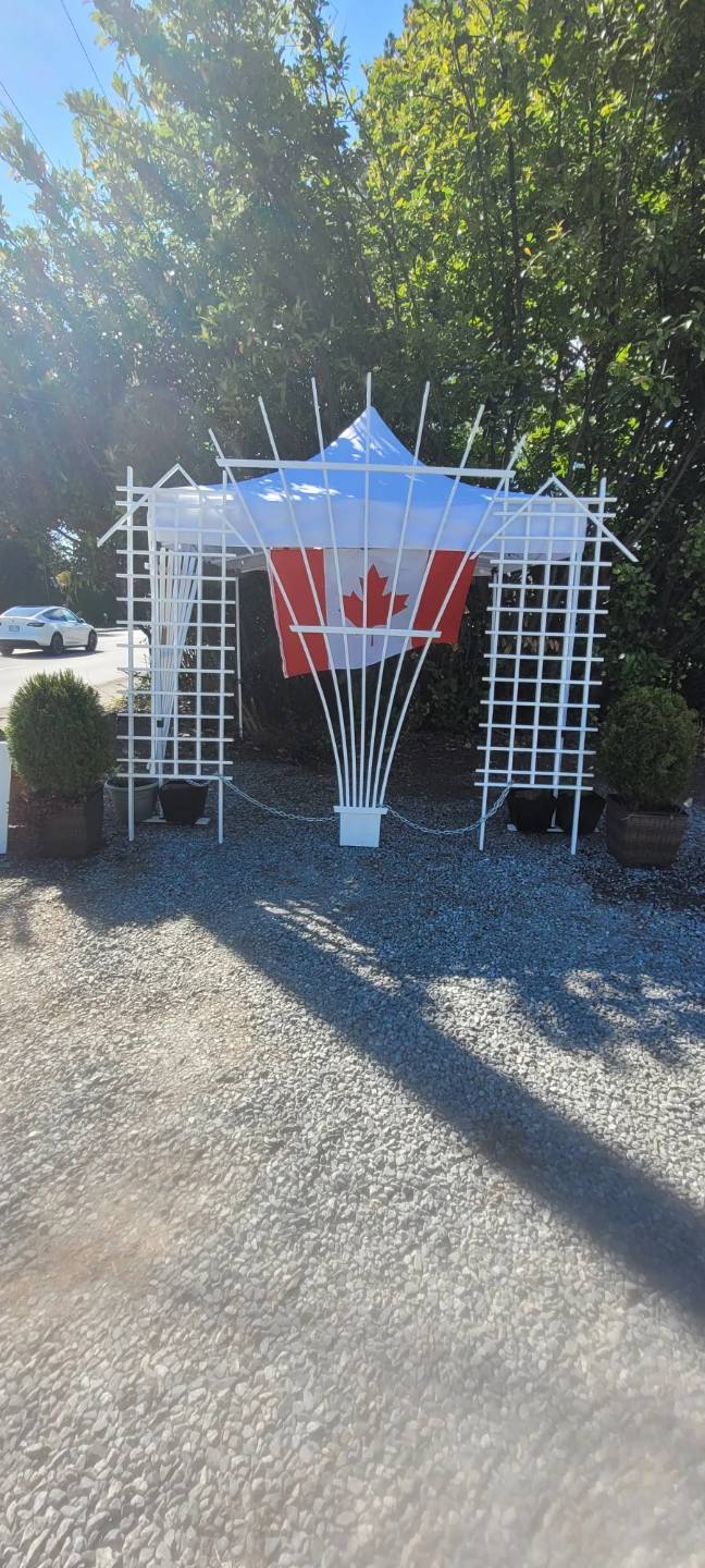 White Garden Trellis Sets