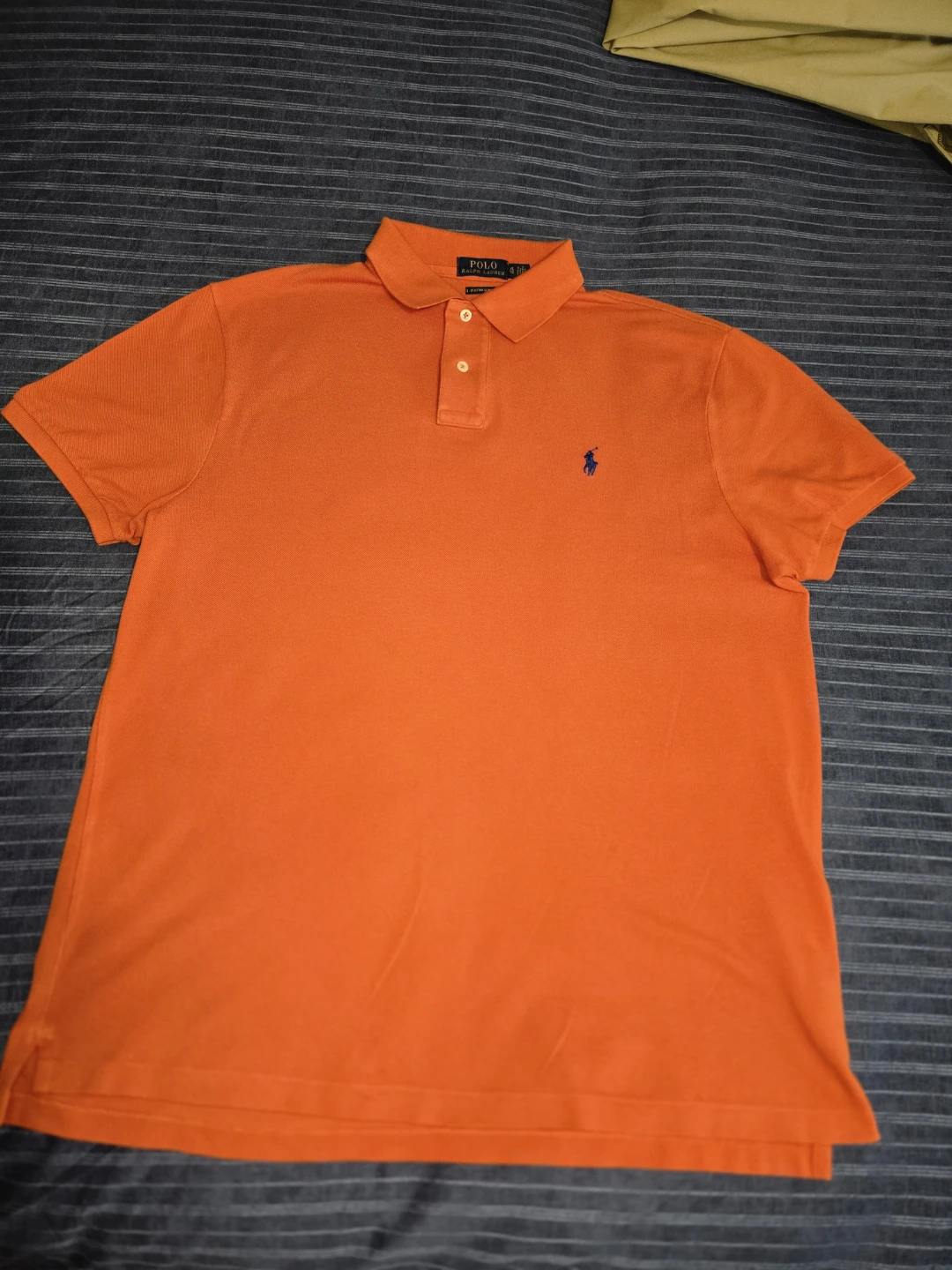 XL/TG - Ralph Lauren Orange Polo Shirt (CLEAN)