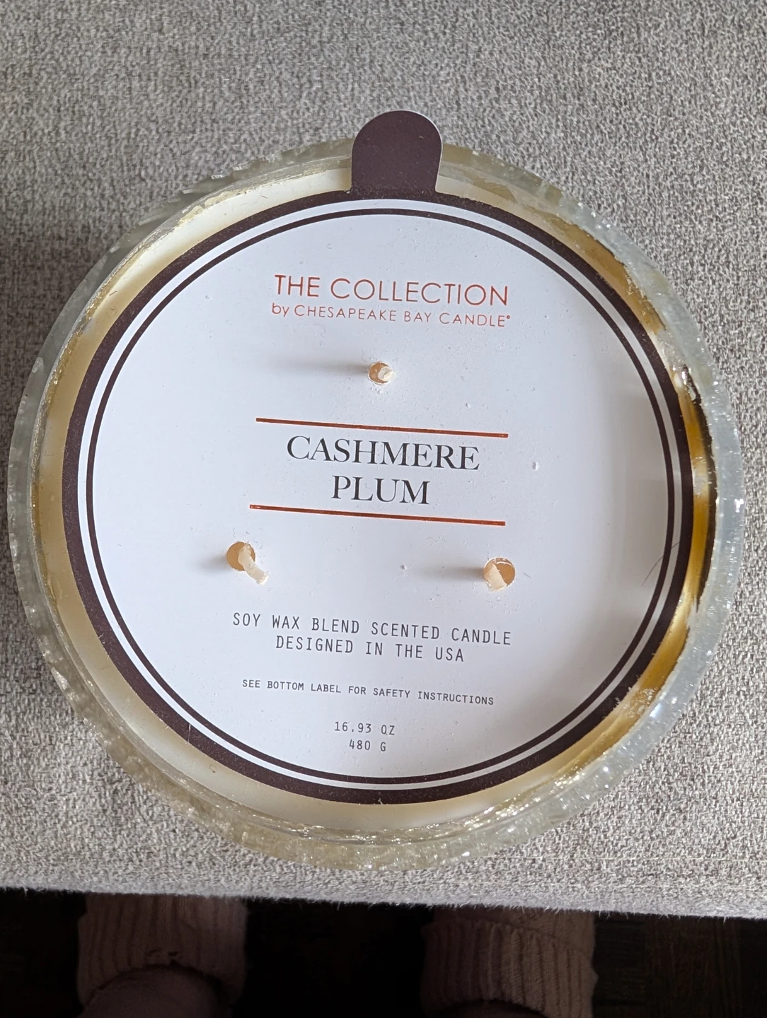 The Collection Cashmere Plum Scented Candle
