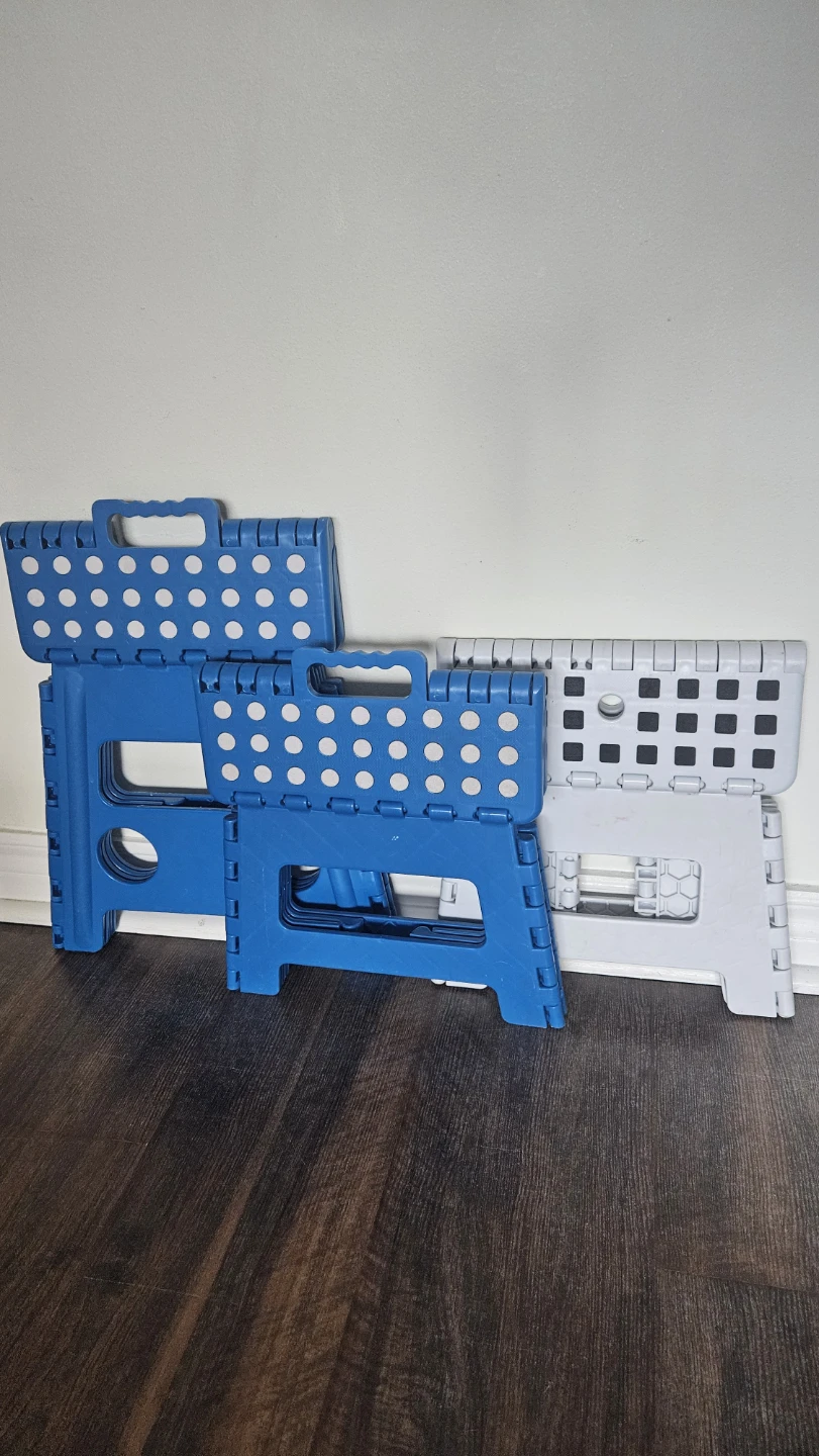 Blue Folding Step Stool