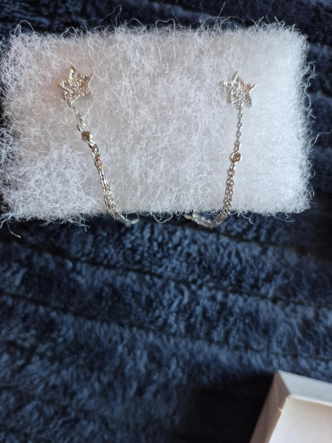 Sparkly Star Dangle Earrings