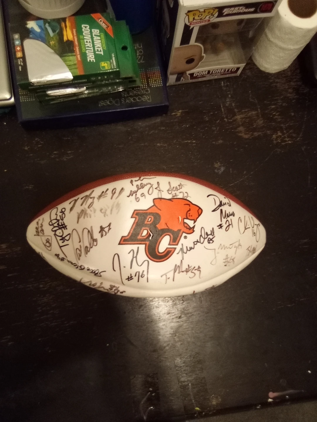 Wilson CFL Official Autographed Football - photo 5