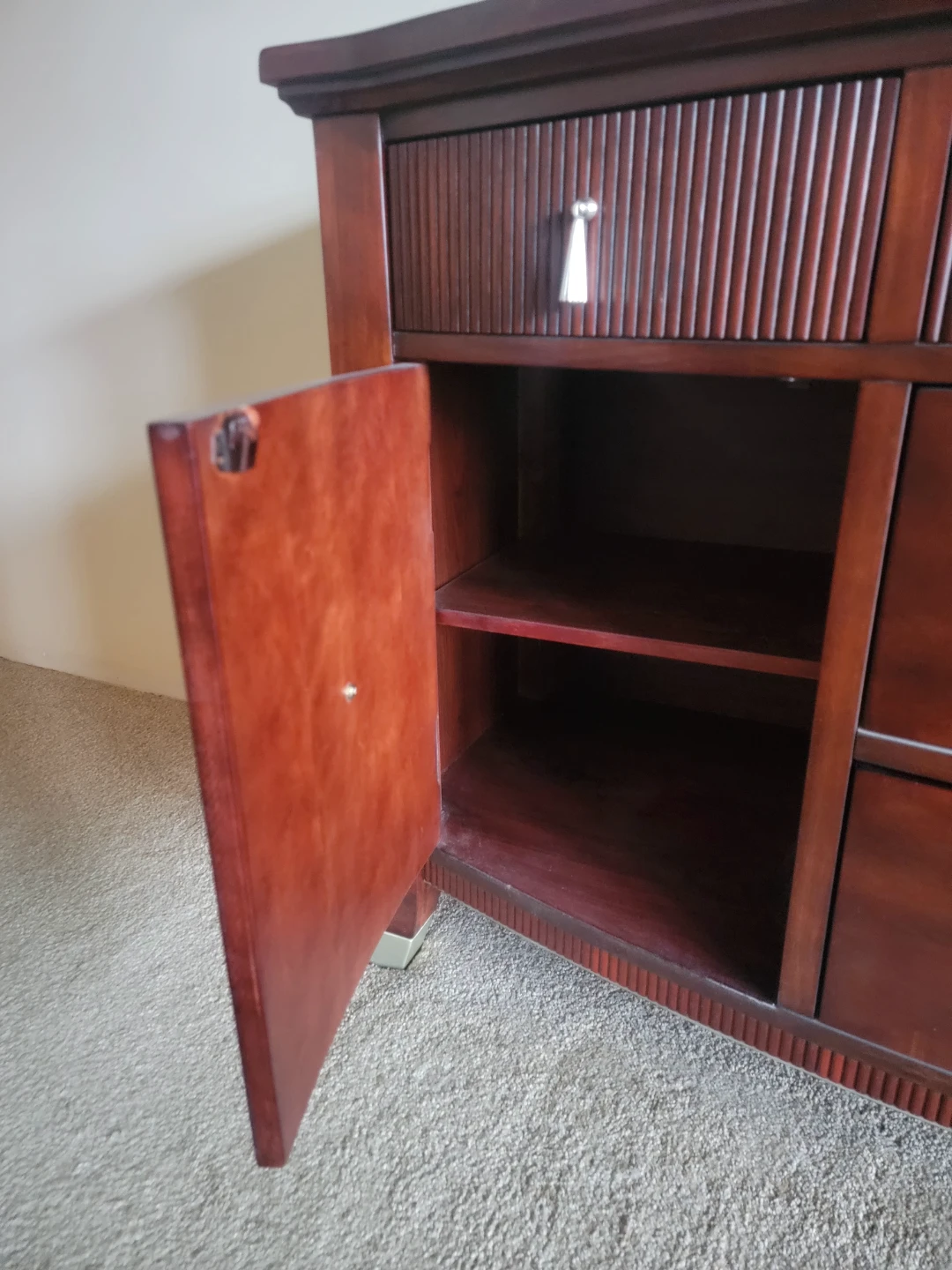 Dark Cherry Wood Sideboard /Buffet - photo 3