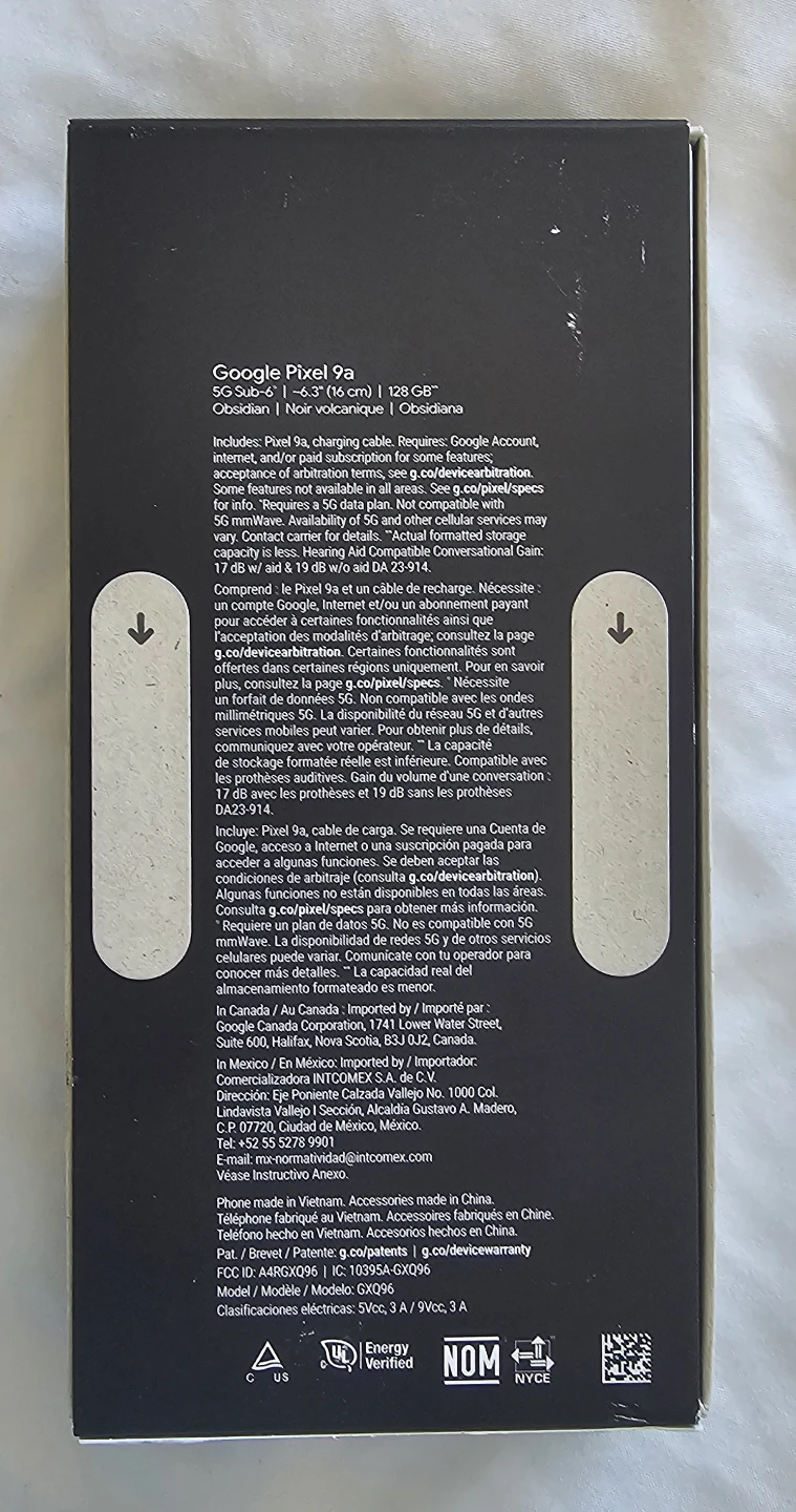 Google Pixel 9a 128GB Obsidian Smartphone - photo 3