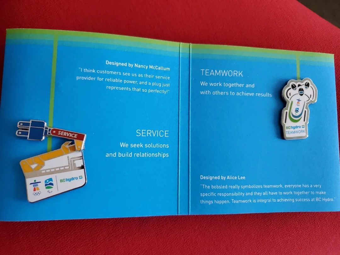 Collector's item - BC Hydro 2010 pins - photo 5