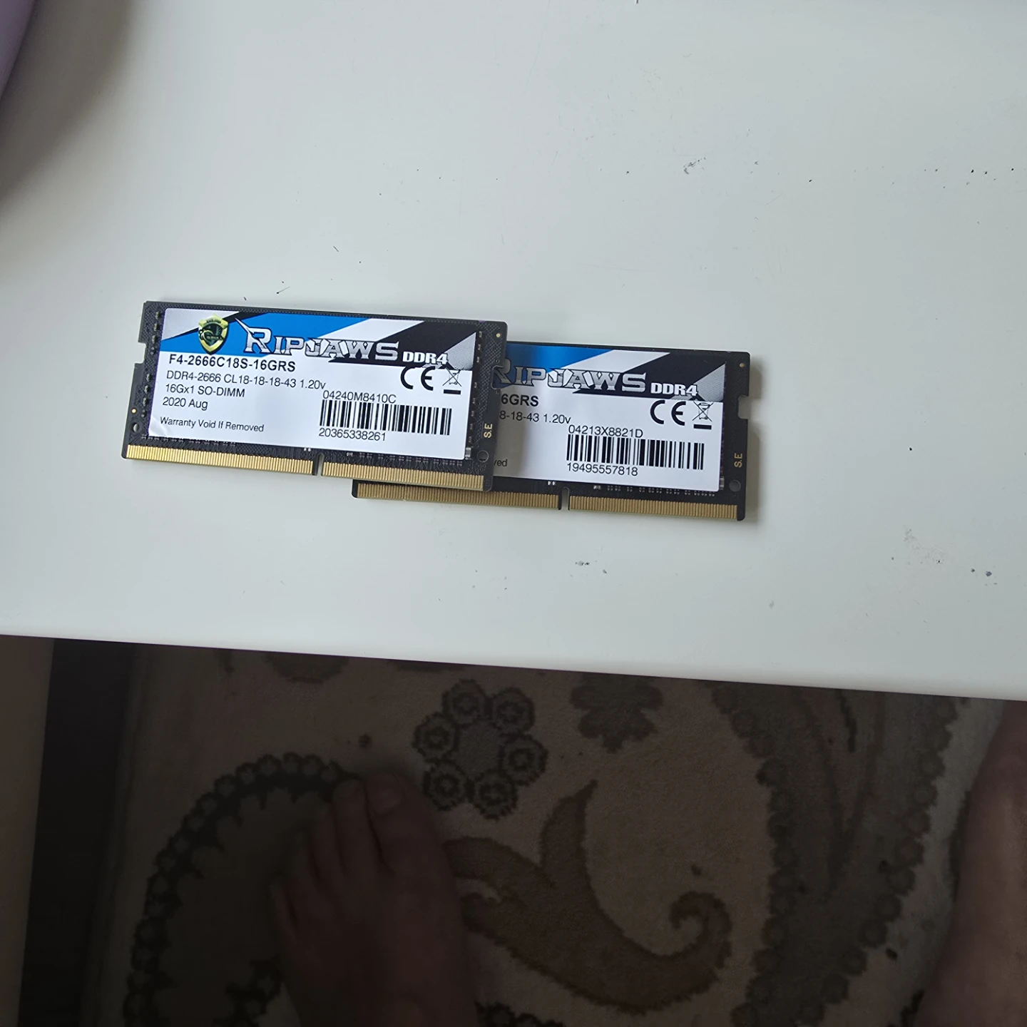 2x G.Skill Ripjaws DDR4 SO-DIMM RAM 16GB (F4-2666C18S-16GRS) - photo 4