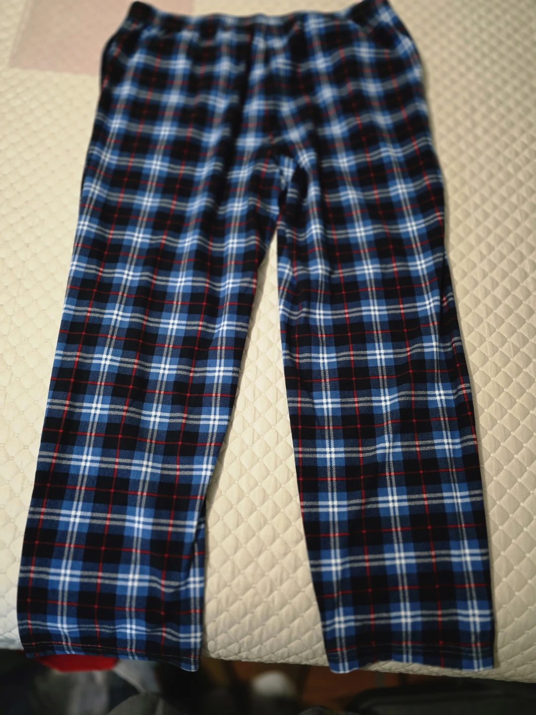 XL - Nautica Navy Plaid Lounge Pants (Clean)