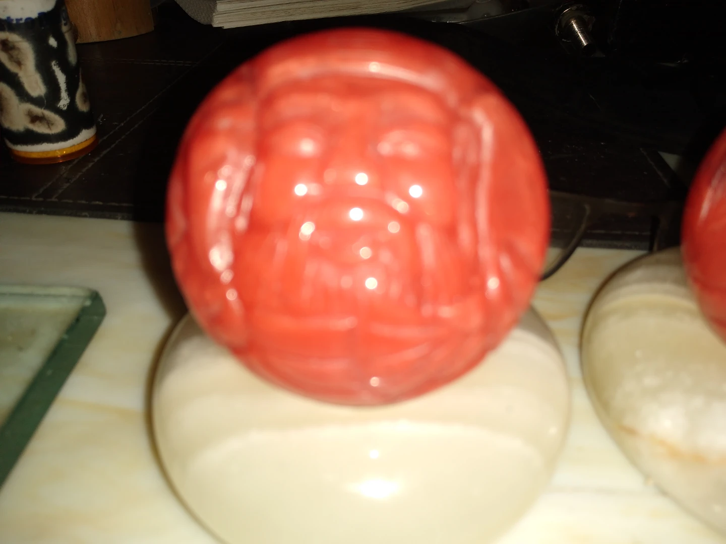 Hand carved antique red Coral amulets - photo 2