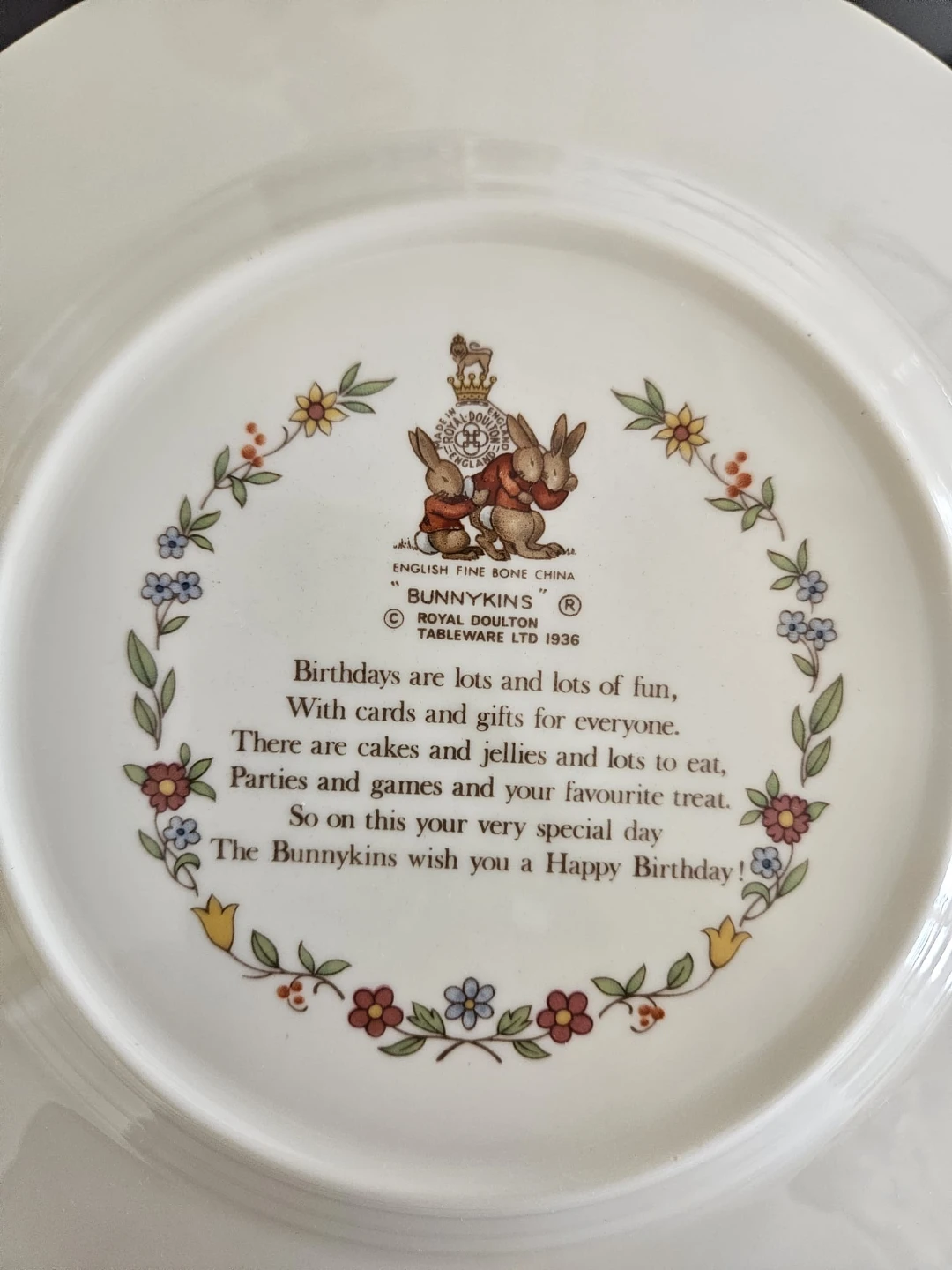 Royal Doulton Bunnykins English Fine Bone China Set - photo 2