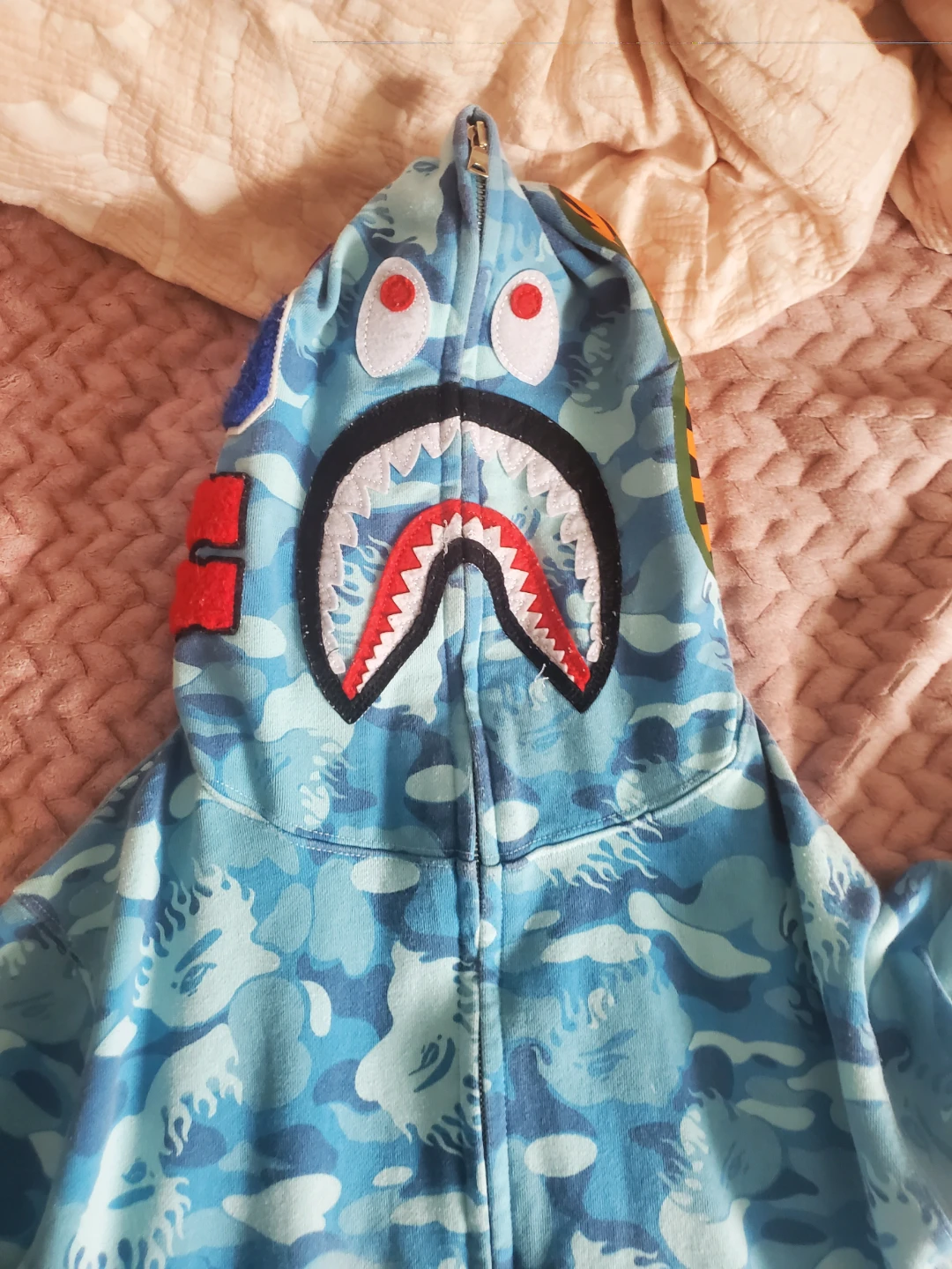 BAPE Full Zip Hoodie Baby Milo Camo - photo 3