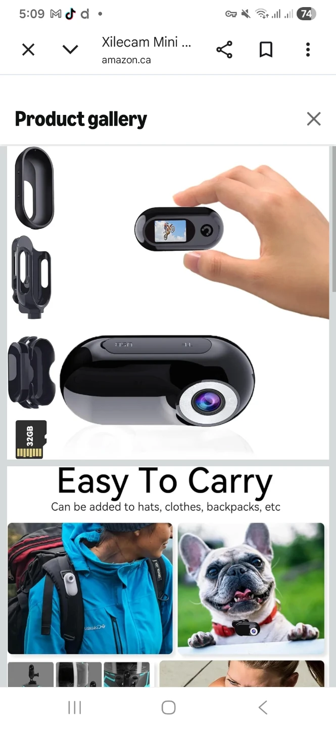 Xilecam Mini Action Camera
