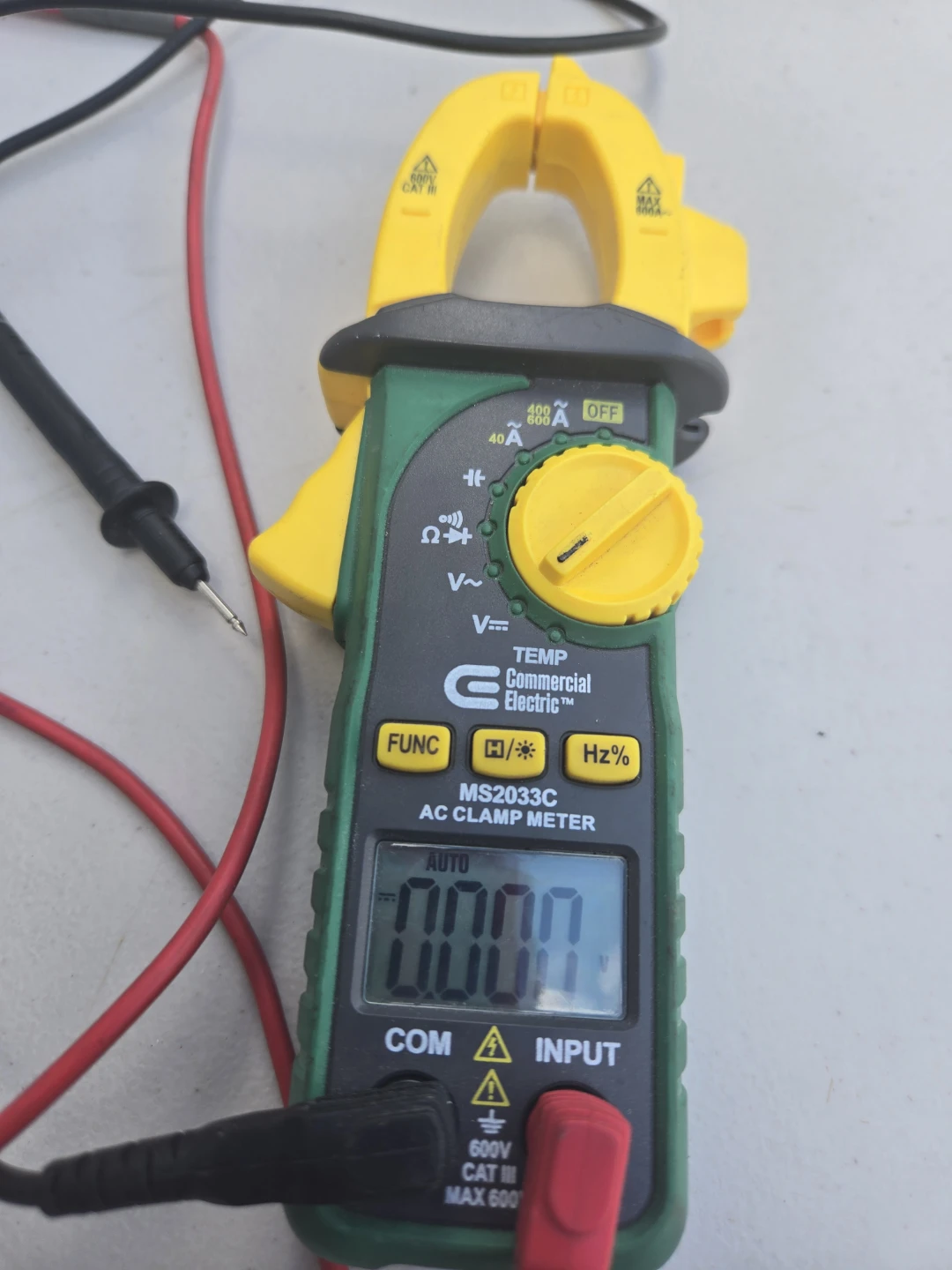Commercial Electric MS2033C AC Clamp Meter - photo 2