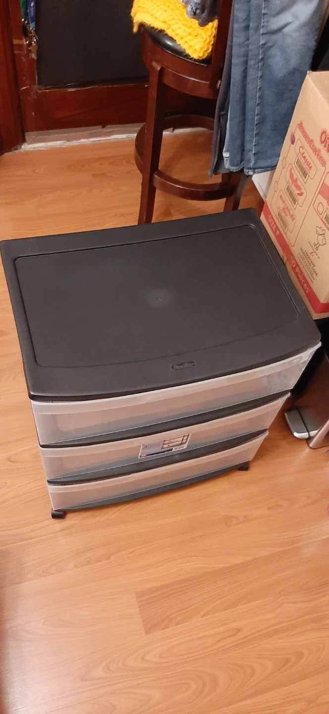 Sterilite 3 Drawer Rolling Storage Cart - photo 2