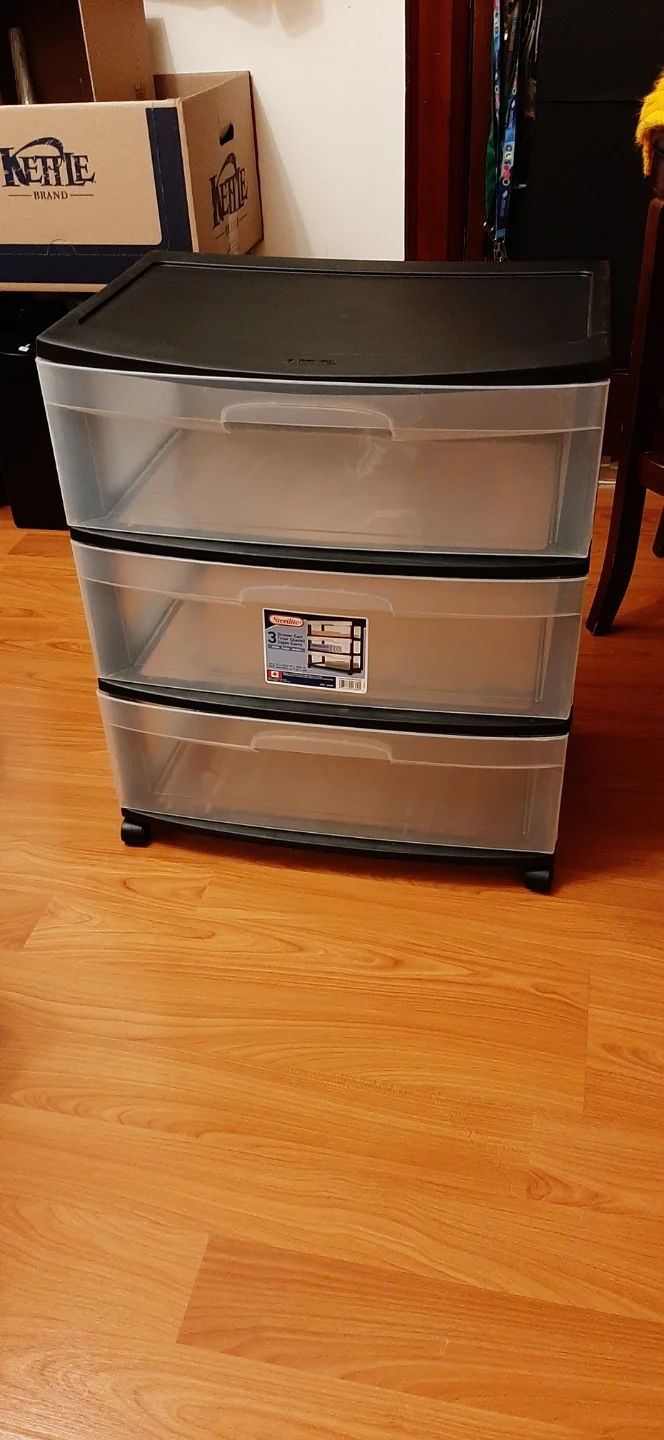 Sterilite 3 Drawer Rolling Storage Cart - photo 5