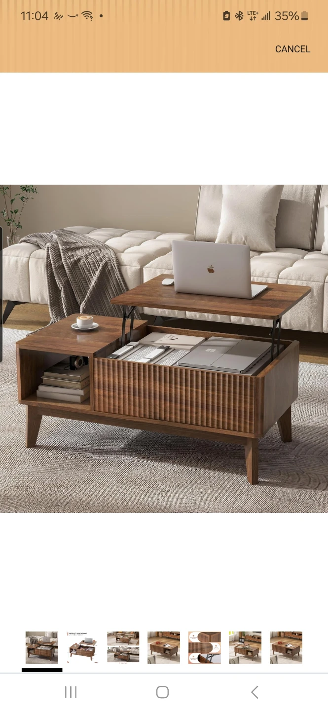Wooden Lift Top Coffee Table - photo 5