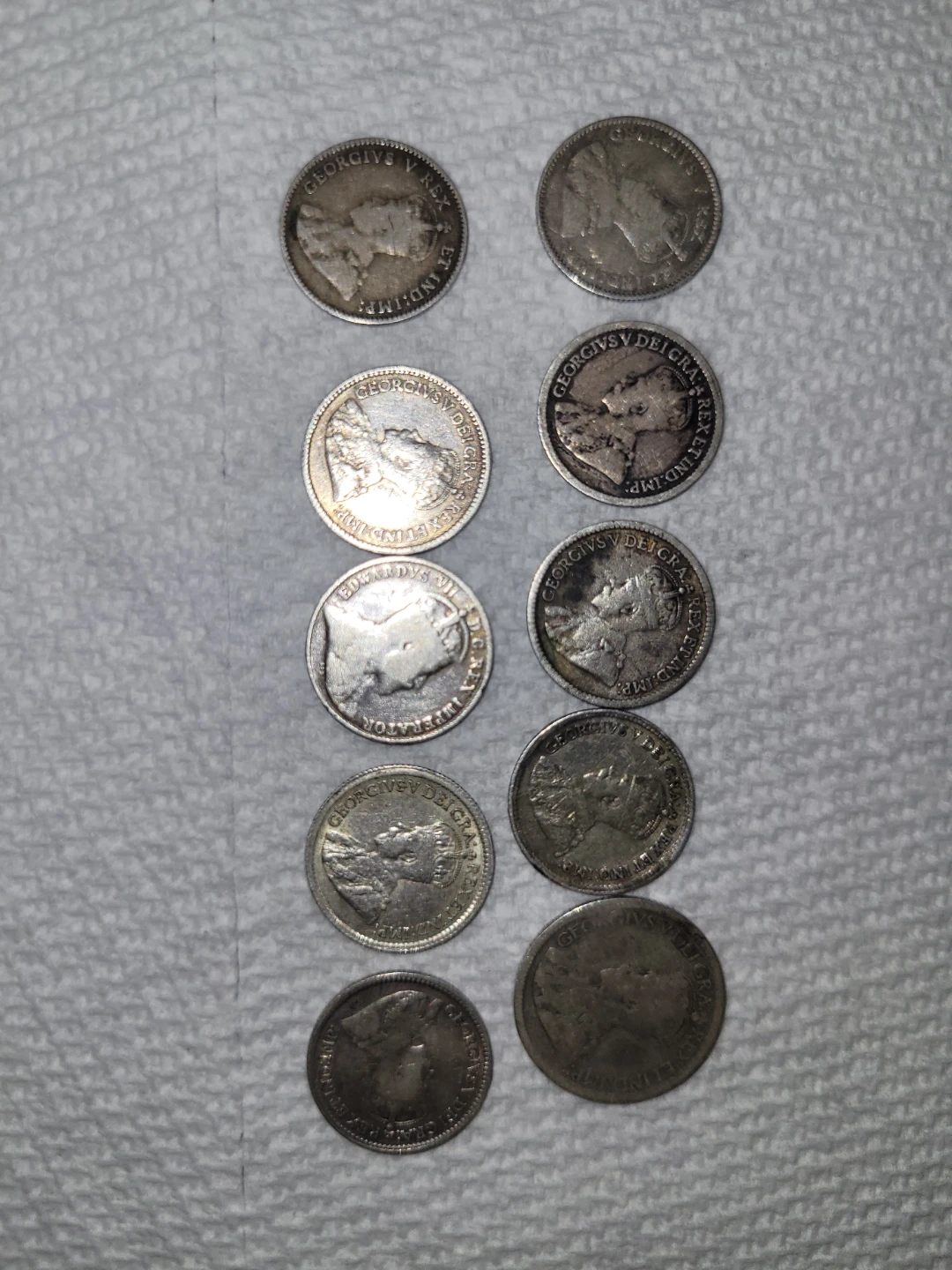 Silver Canadian cents - photo 2