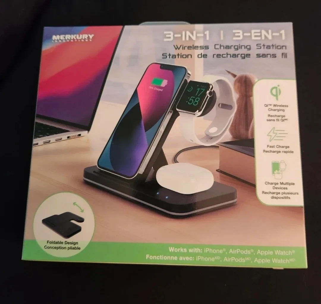 Merkury Innovations 3-in-1 Wireless Charging Station - photo 2