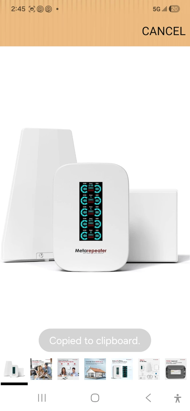 Metarepeater Cell Phone Signal Booster Kit - photo 3