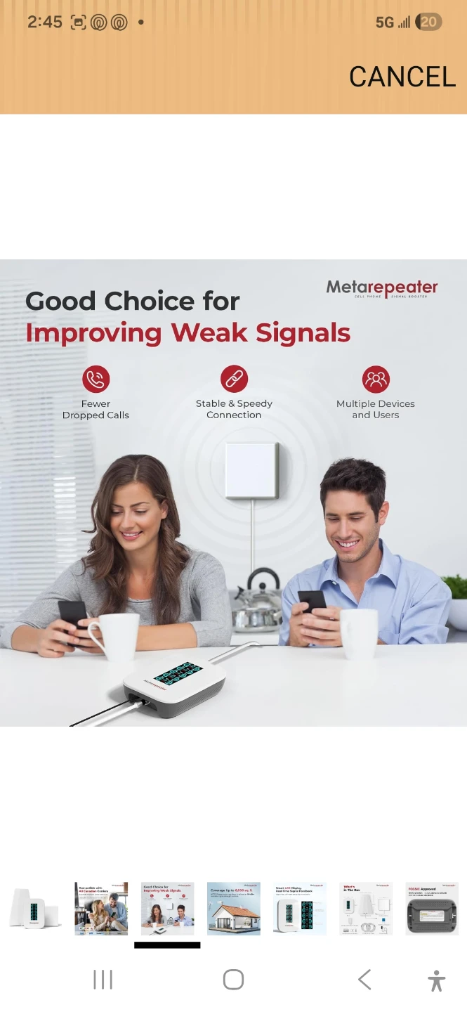 Metarepeater Cell Phone Signal Booster Kit - photo 5
