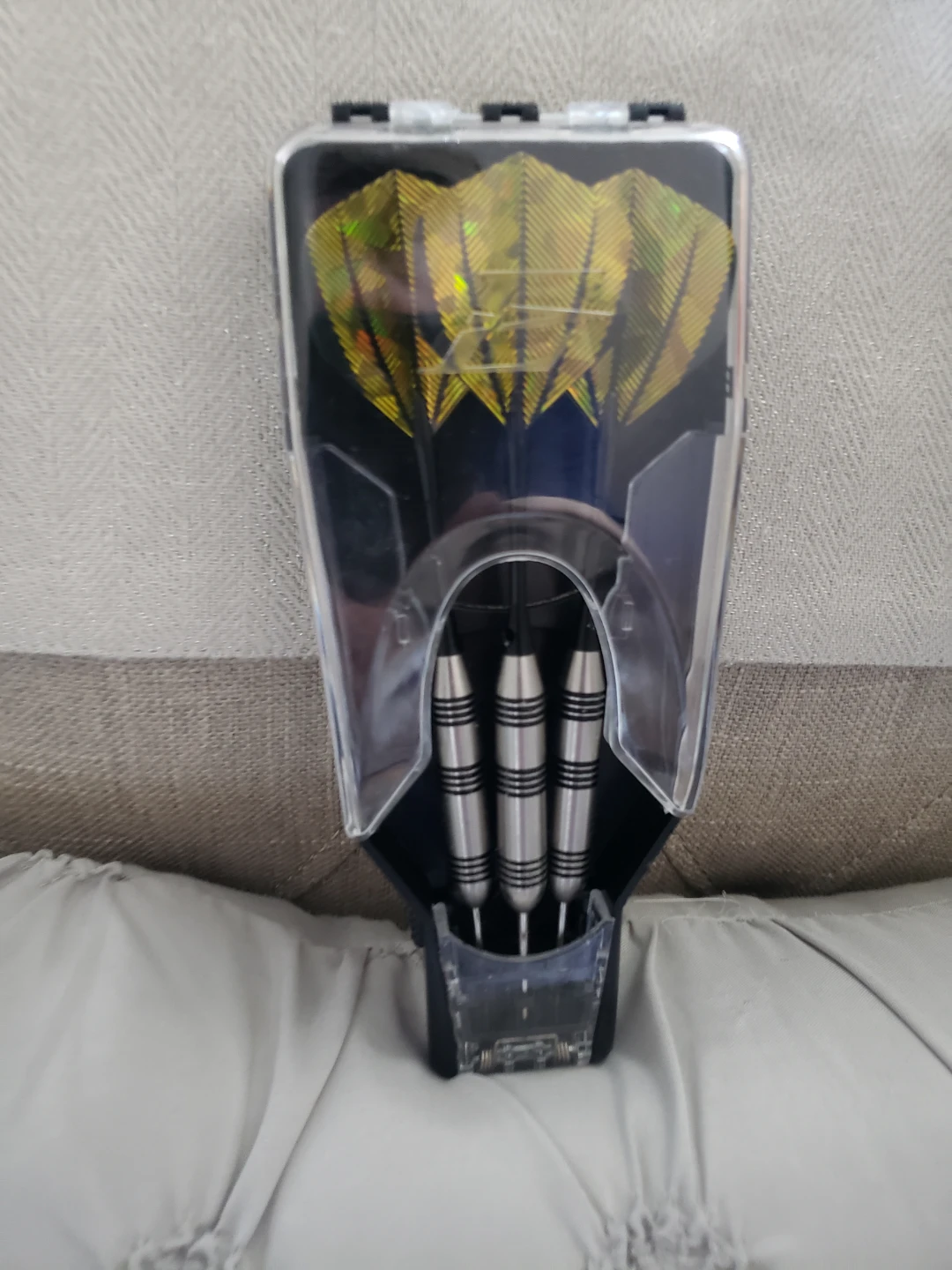 Set of 3 Steel Tip Darts with Case