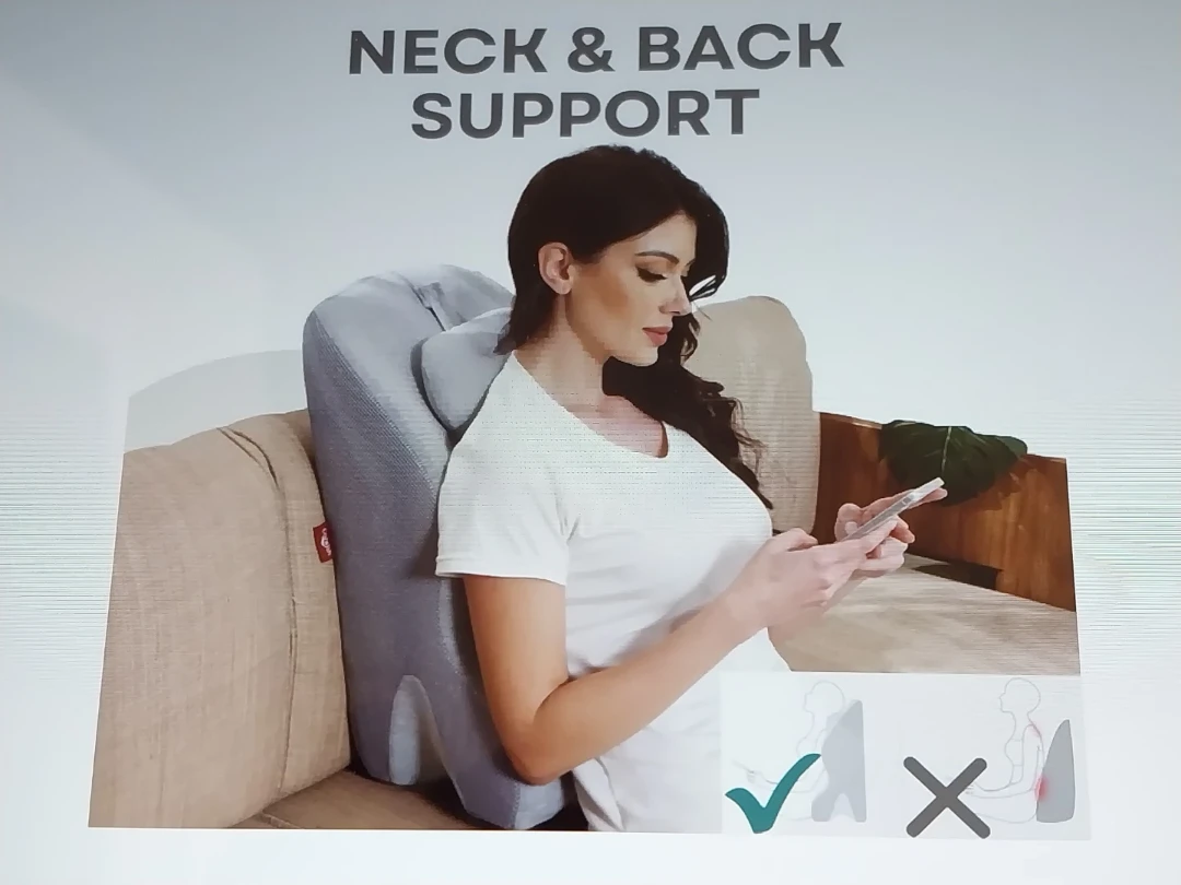 Ergonomic Memory Foam Back Pillow
