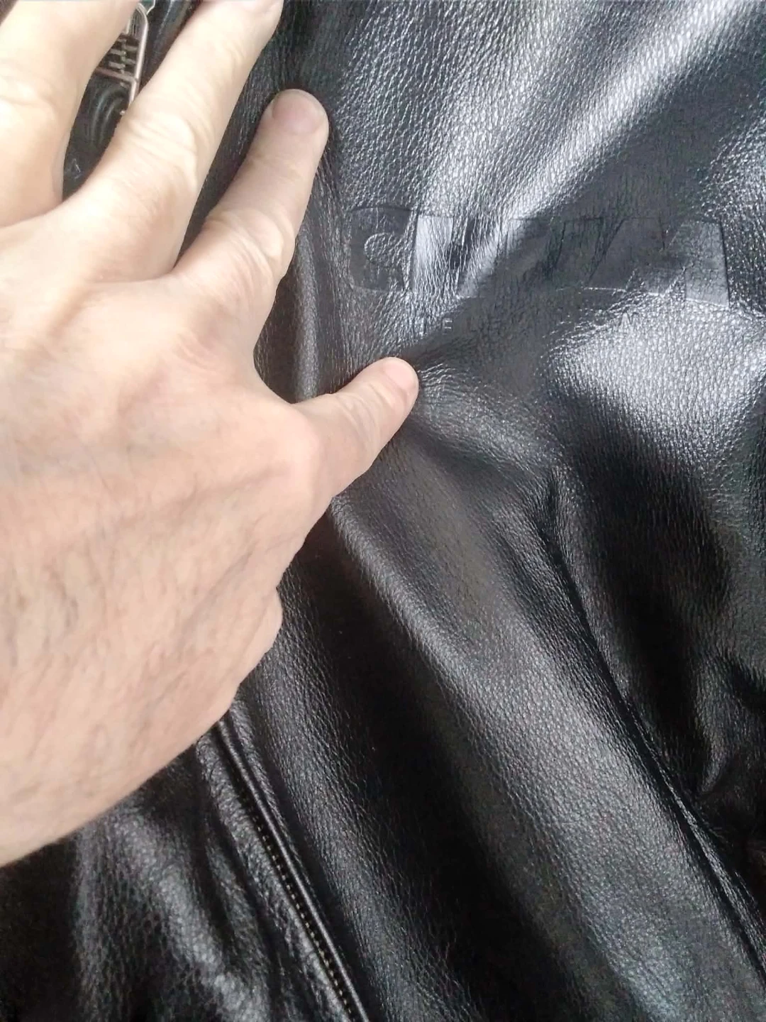 Roots Leather Jacket - Black - L/G - photo 3