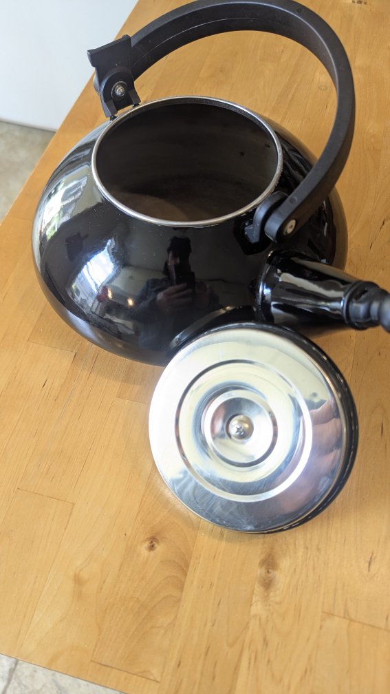 Le Creuset Black Zen Tea Pot Kettle 1.5 L (1.6 qt), Black - photo 4