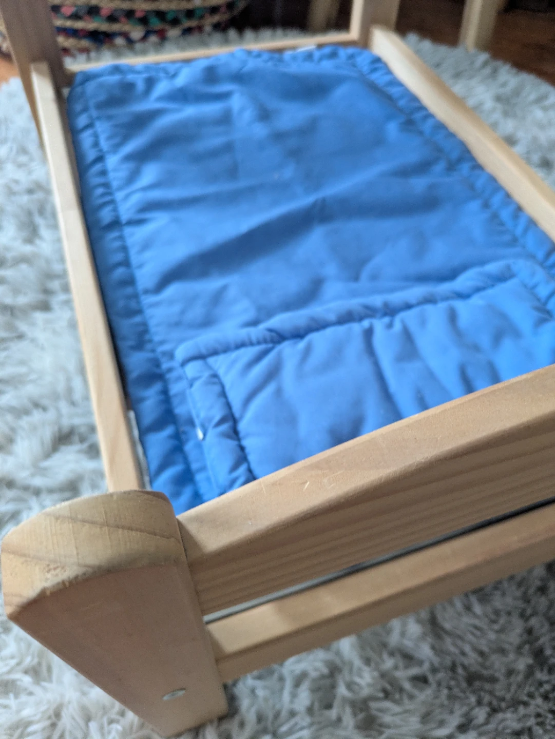 IKEA DUKTIG Doll Bed with Bedding Set - photo 2