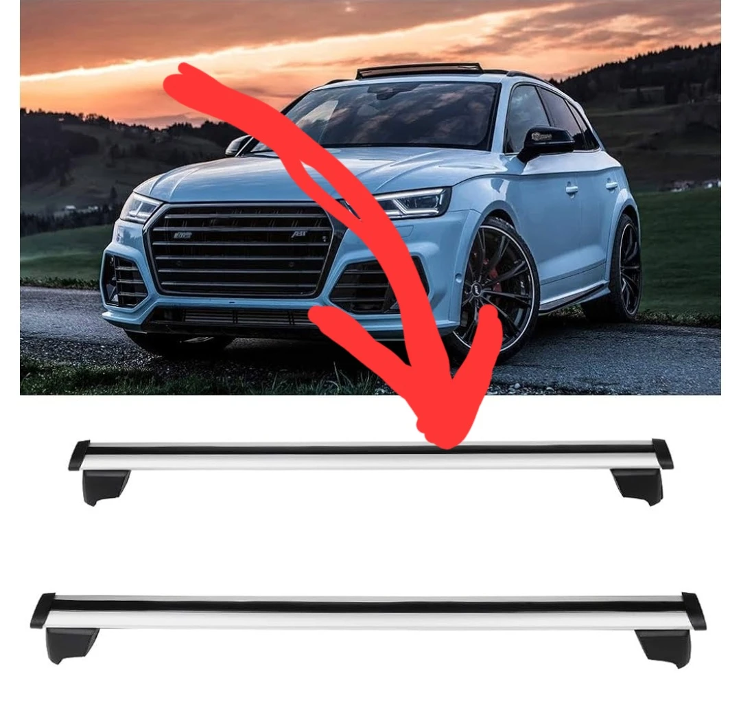​🚗 Genuine Audi Q5 OEM Roof Rack Base Carrier Bars