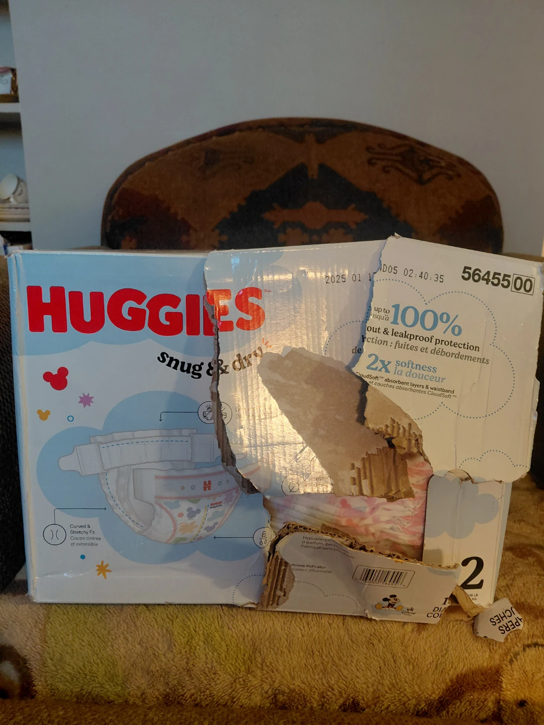 Huggies Snug & Dry Diapers Size 2, 186 Count - photo 2