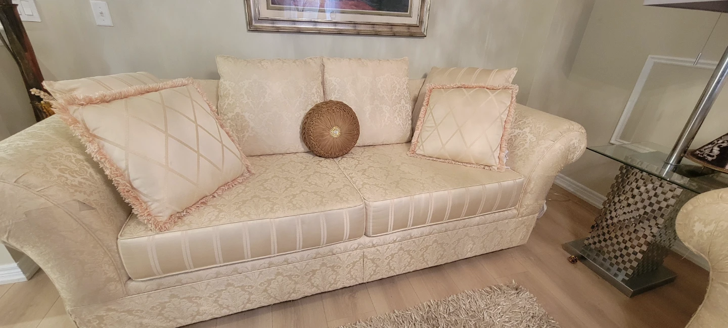 Pair of  three seater sofa - photo 2