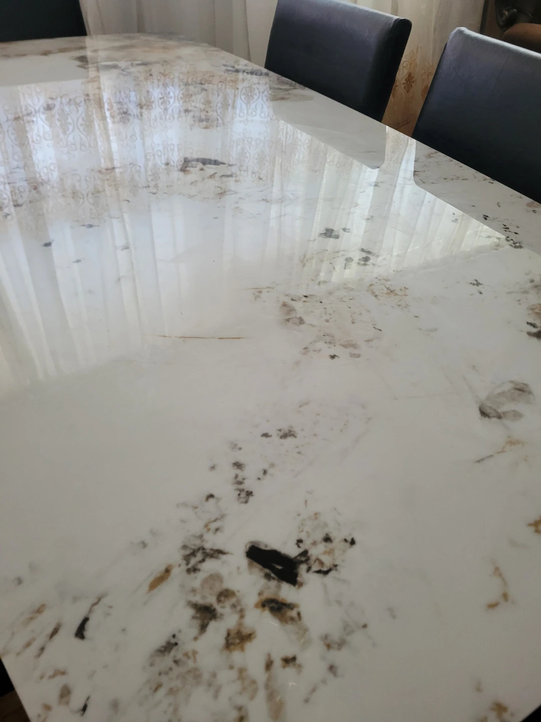 White Marble Dining Table Top brand new $350 - photo 4