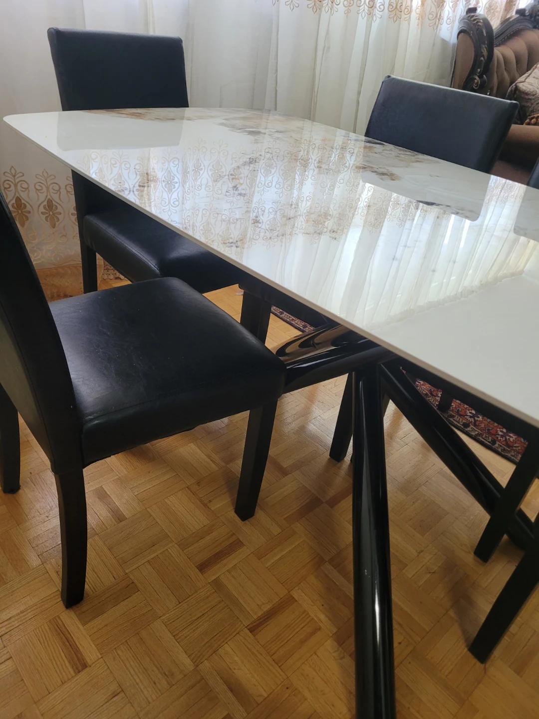 White Marble Dining Table Top brand new $350 - photo 5