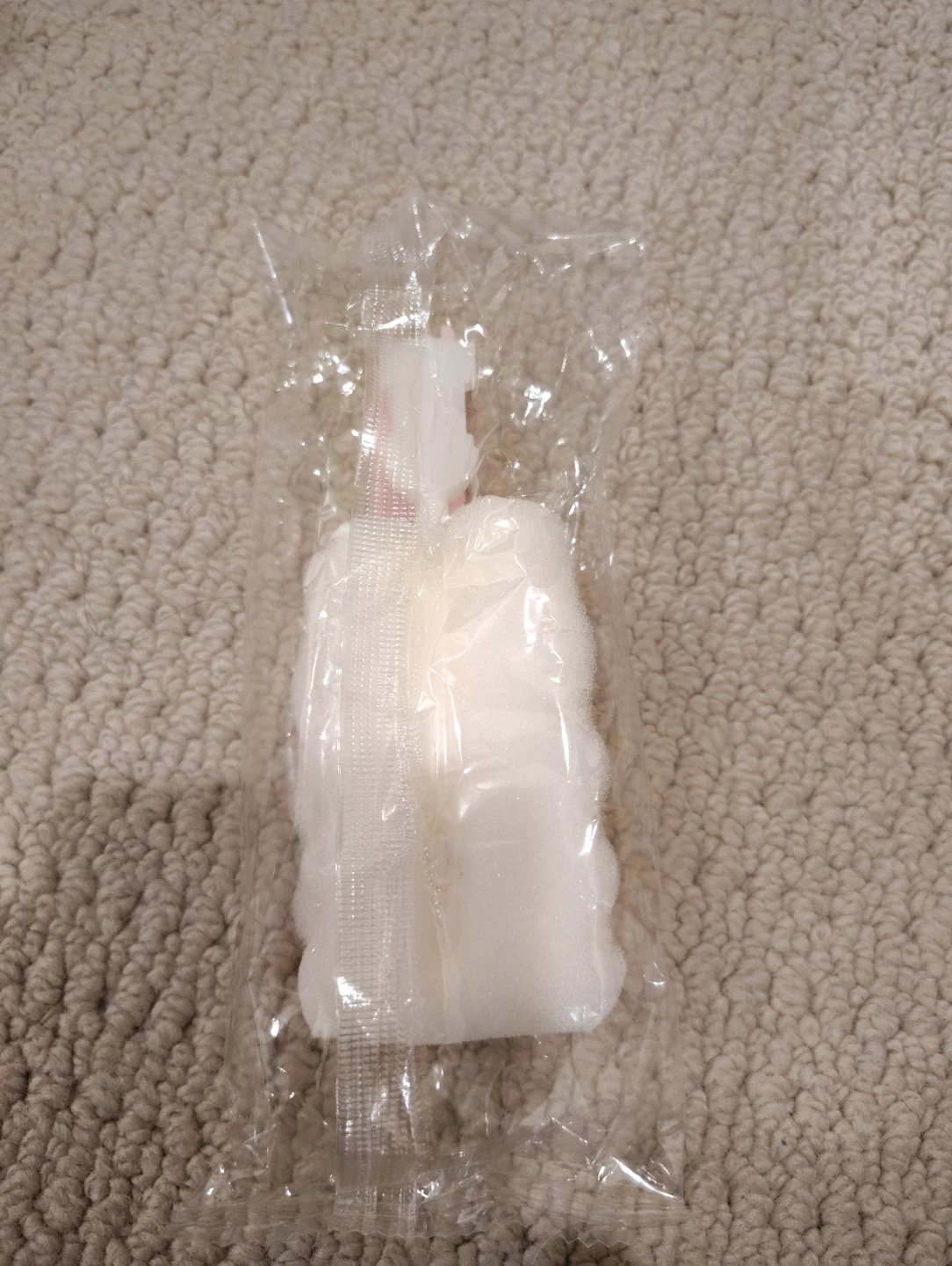 New Bath Sponge with Handle and Pink Detangler - photo 2