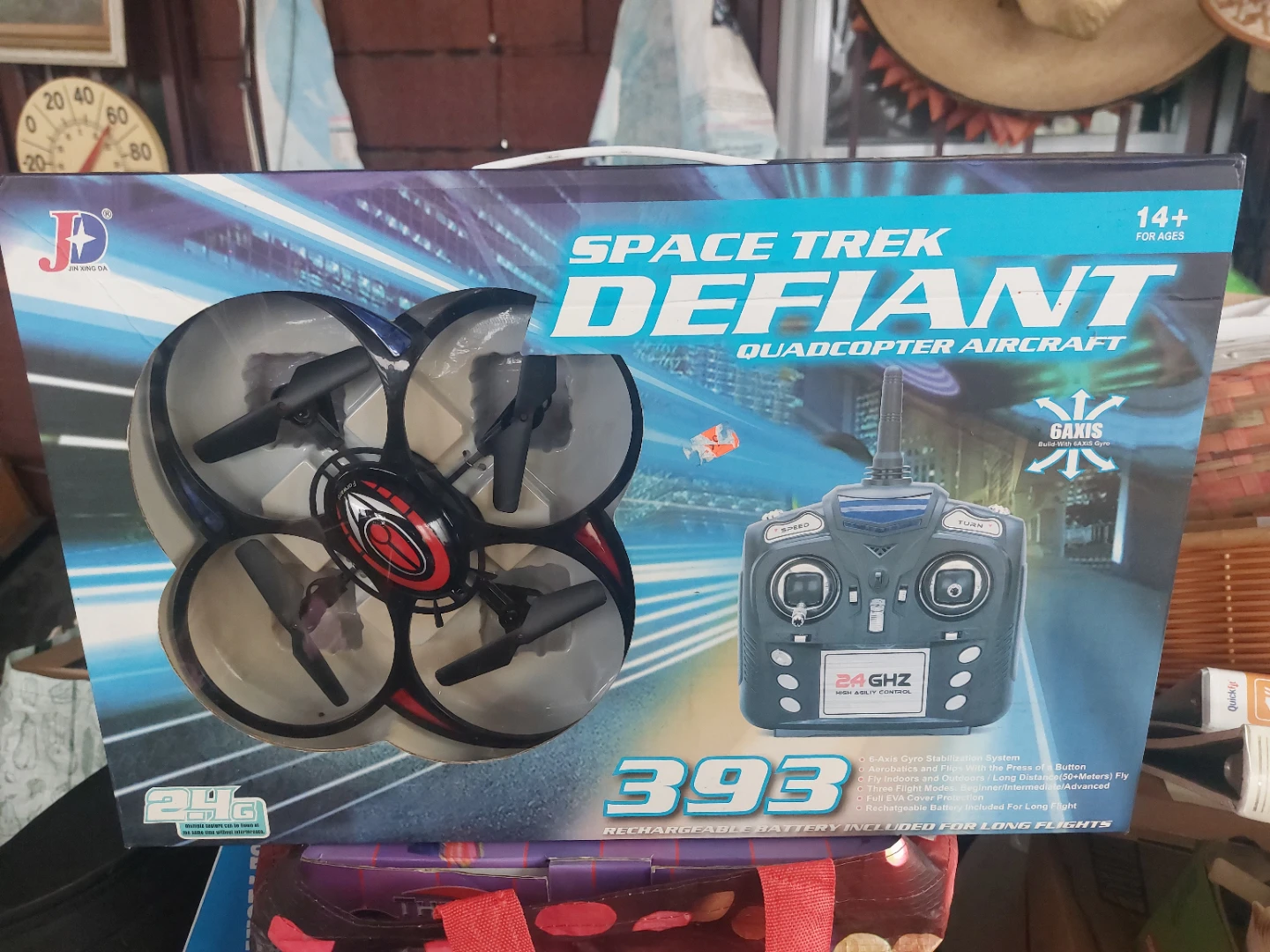 Space Trek Defiant  quadcopter aircraft