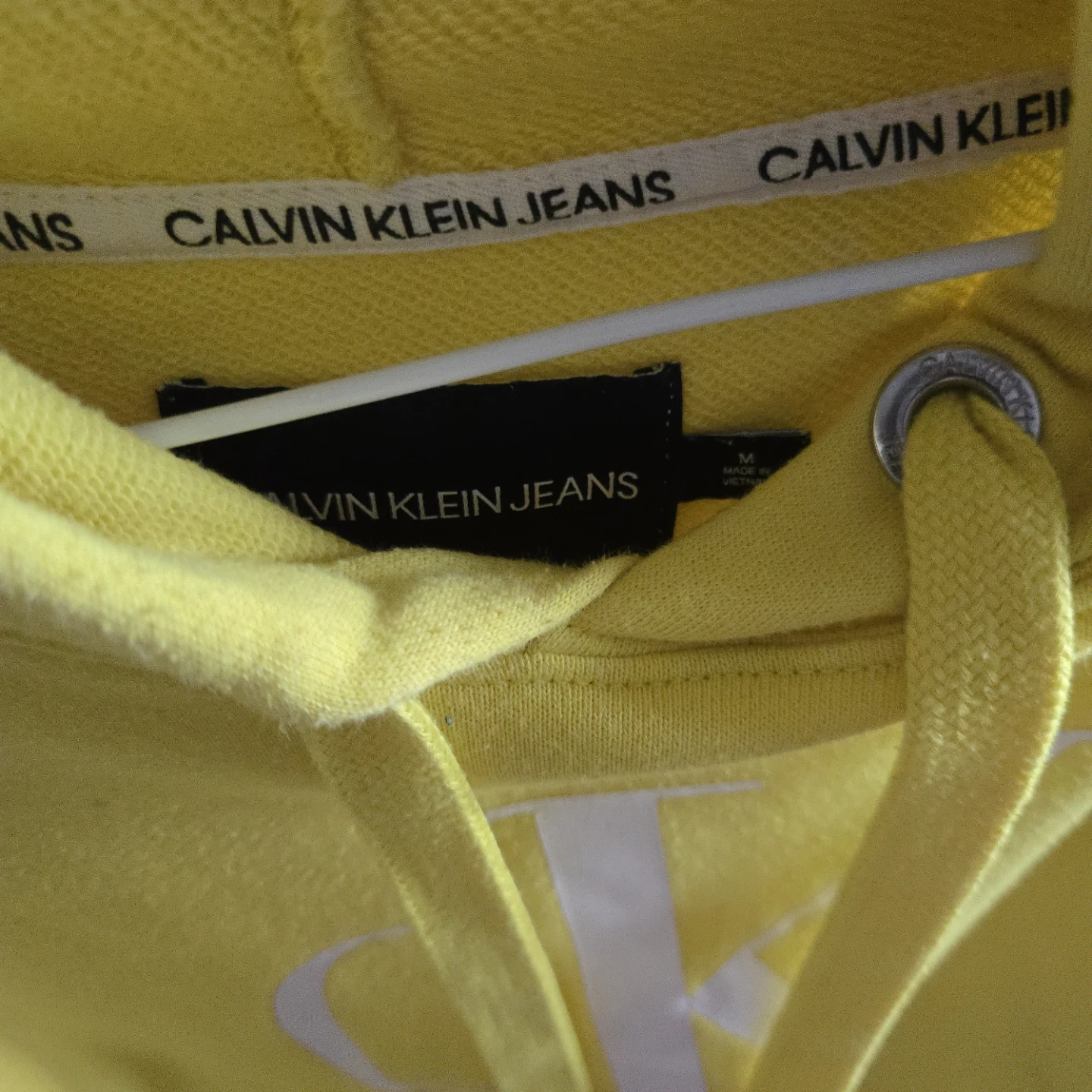 Calvin Klein Jeans Yellow Hoodie Size M - photo 2