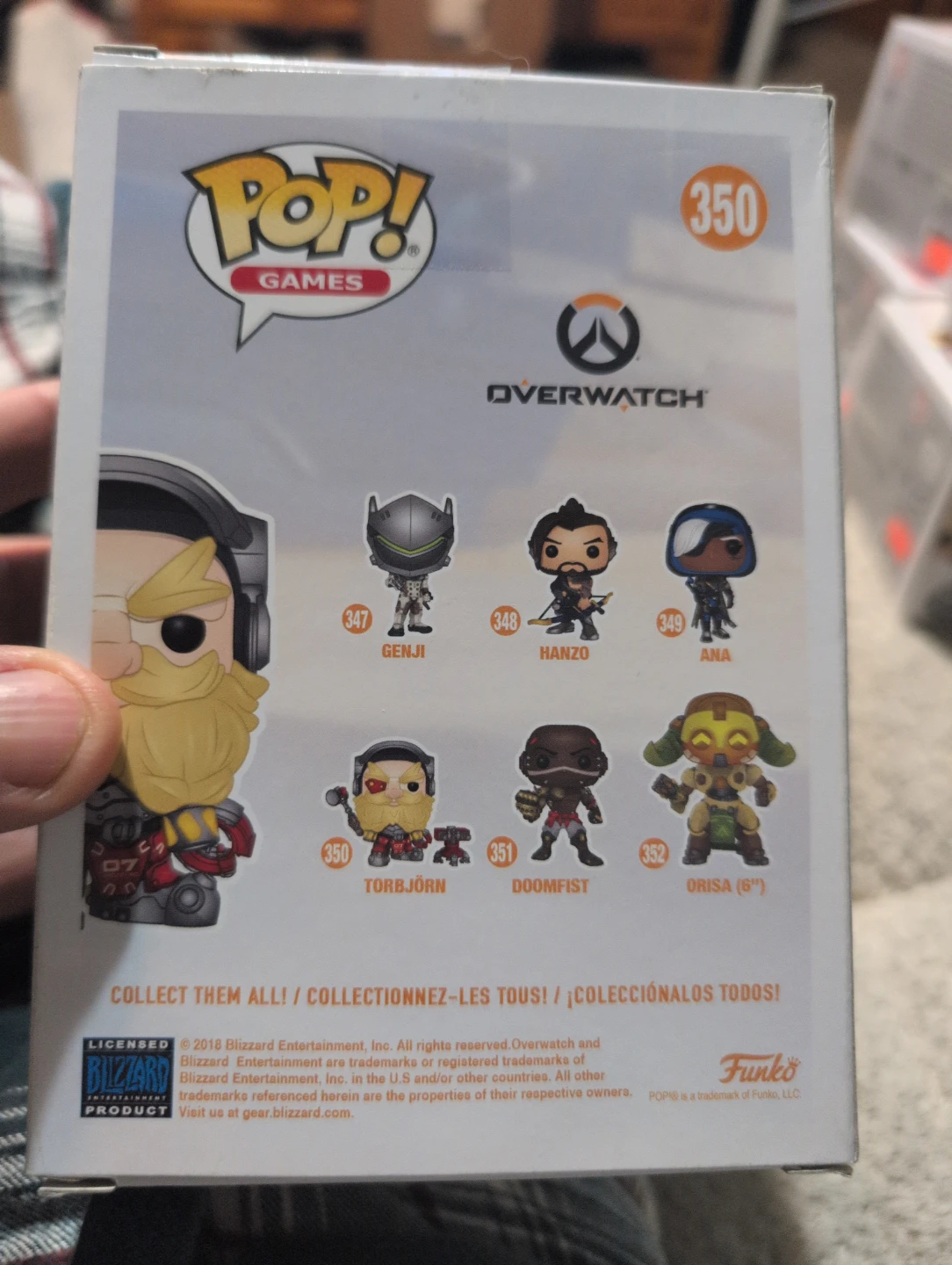 Funko Pop! Games Overwatch Torbjörn Vinyl Figure #350 - photo 2
