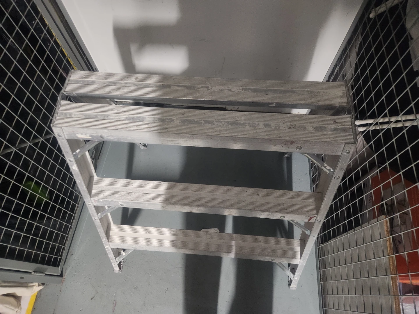3-Step Aluminum Folding Ladder - photo 2