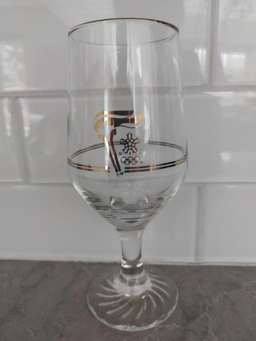 Set of 10 Vintage Olympic Glasses