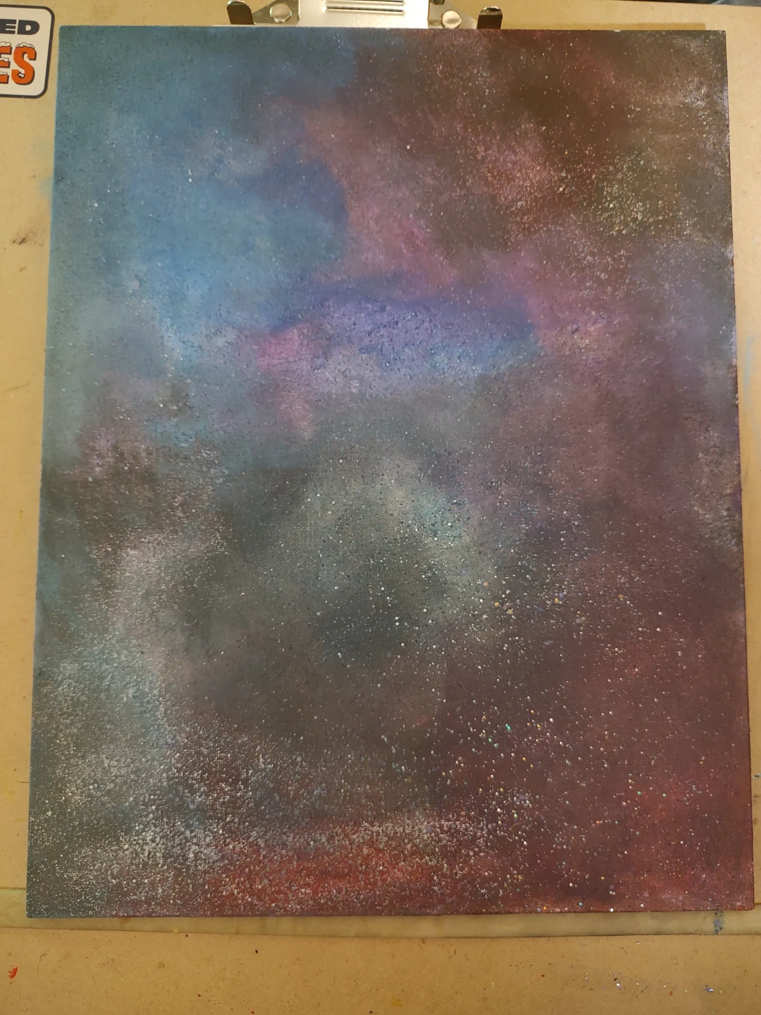Handmade Galaxy Painting