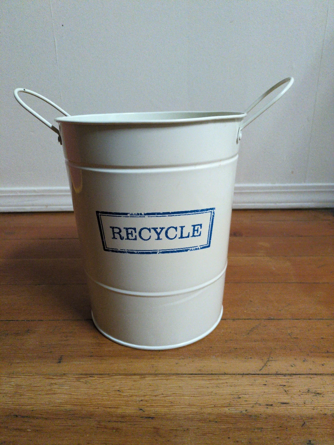 Metal Recycle Bin with Handles