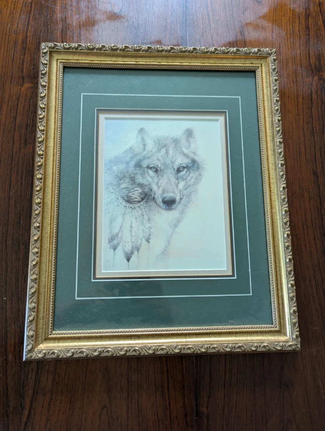 Framed Wolf Art Print