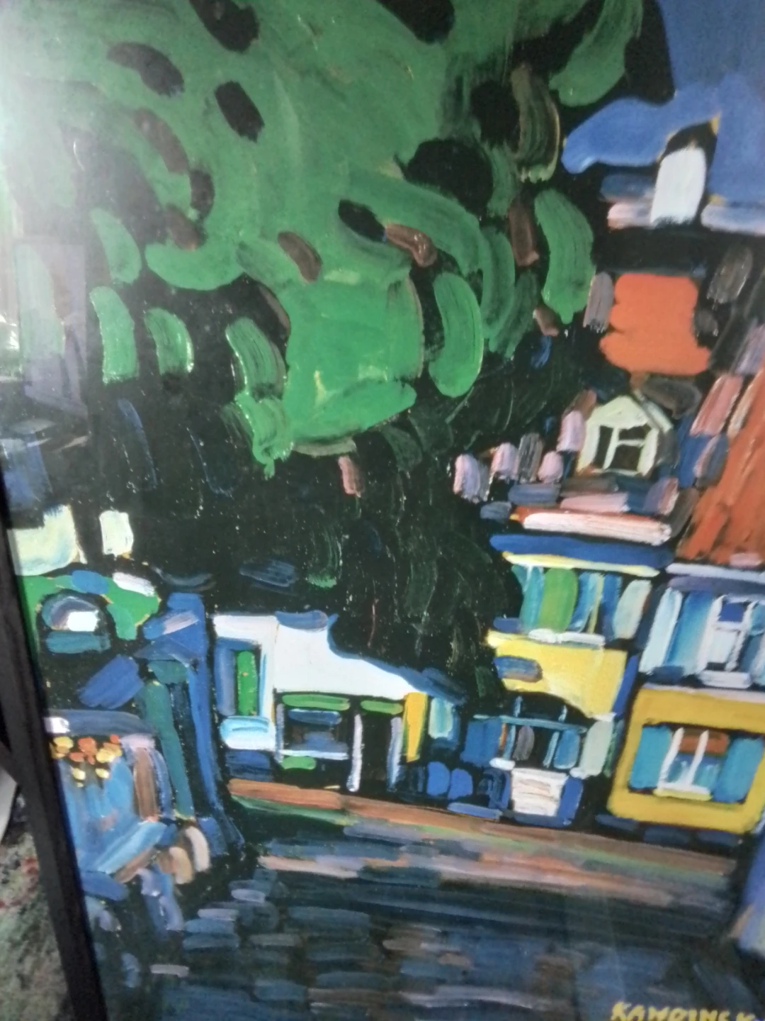 Large Framed Wassily Kandinsky Exhibition Print - photo 4