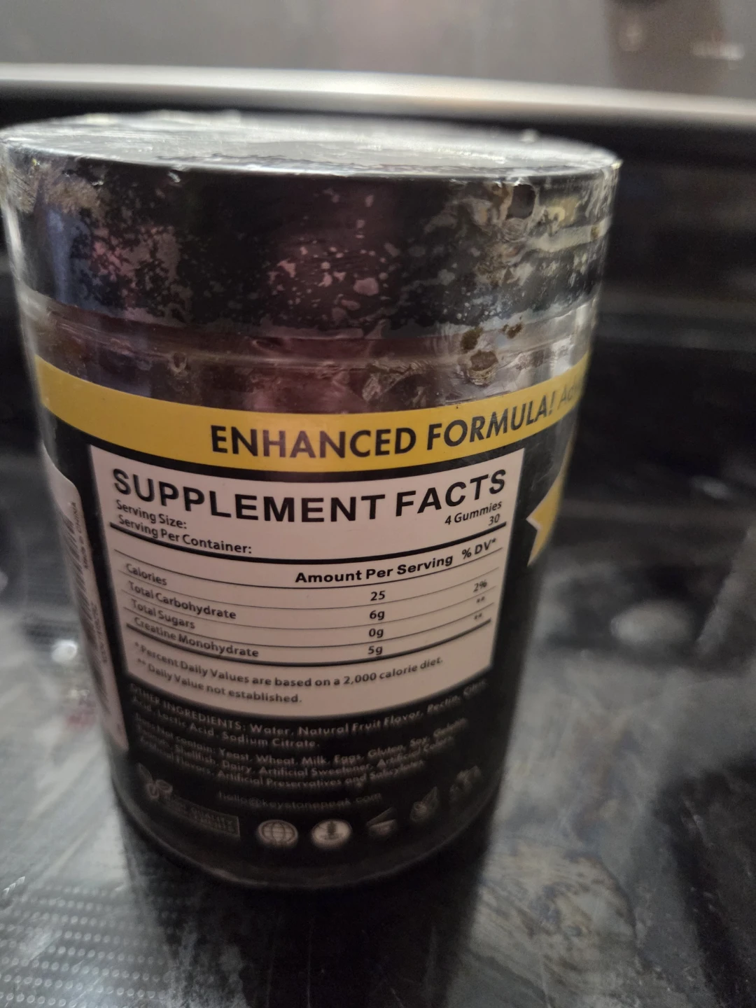 Keystone Peak Creatine Gummies - Mixed Berry Flavor - photo 3