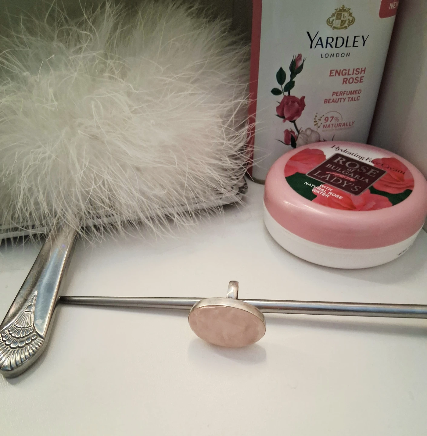 Sterling Silver Rose Quartz Ring - photo 2