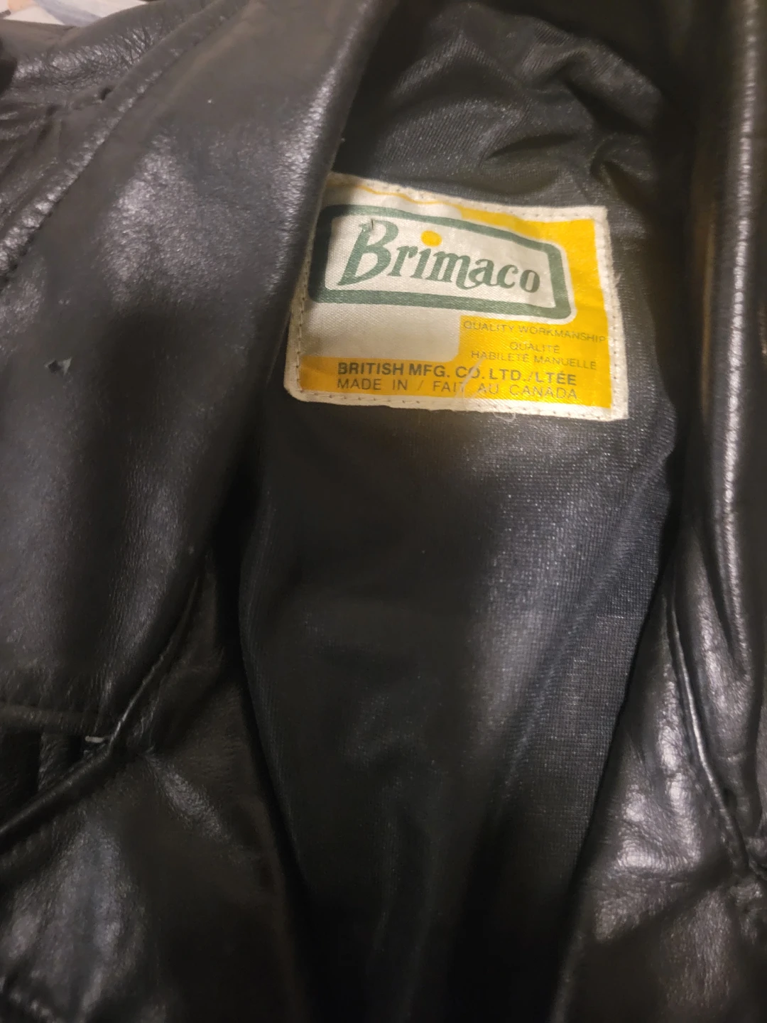 Brímaco Black Leather Motorcycle Jacket - photo 2