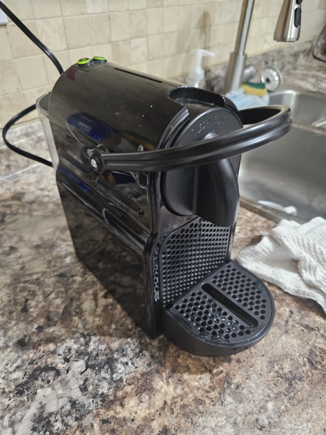 Black Nespresso Coffee Maker - photo 2