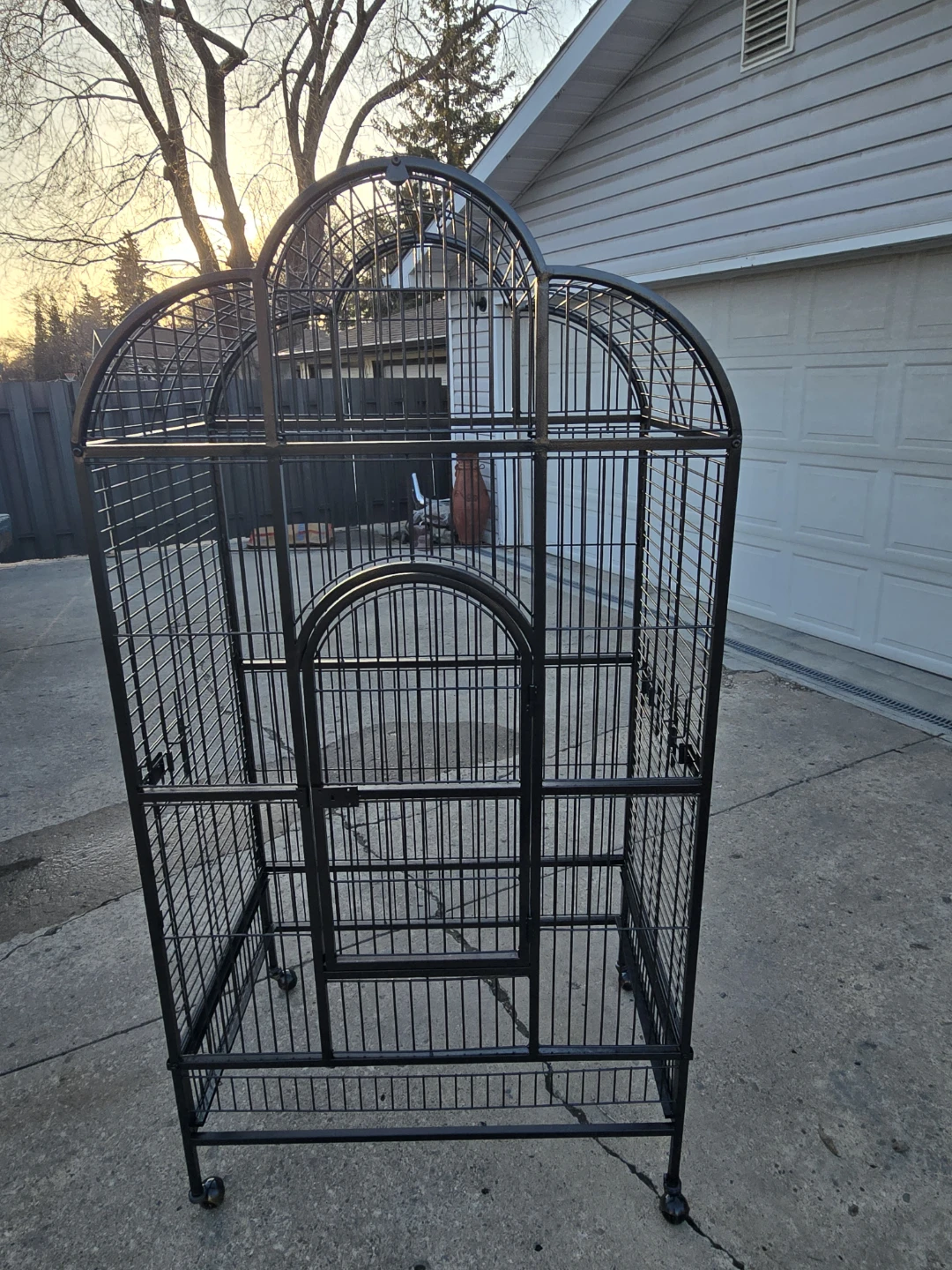 XLarge Black Bird Cage - photo 2