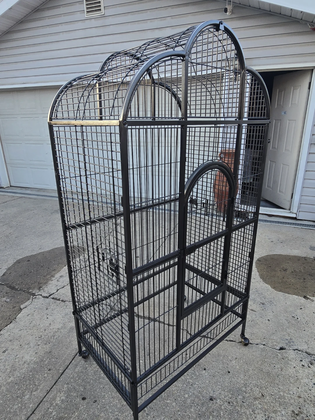 XLarge Black Bird Cage - photo 3