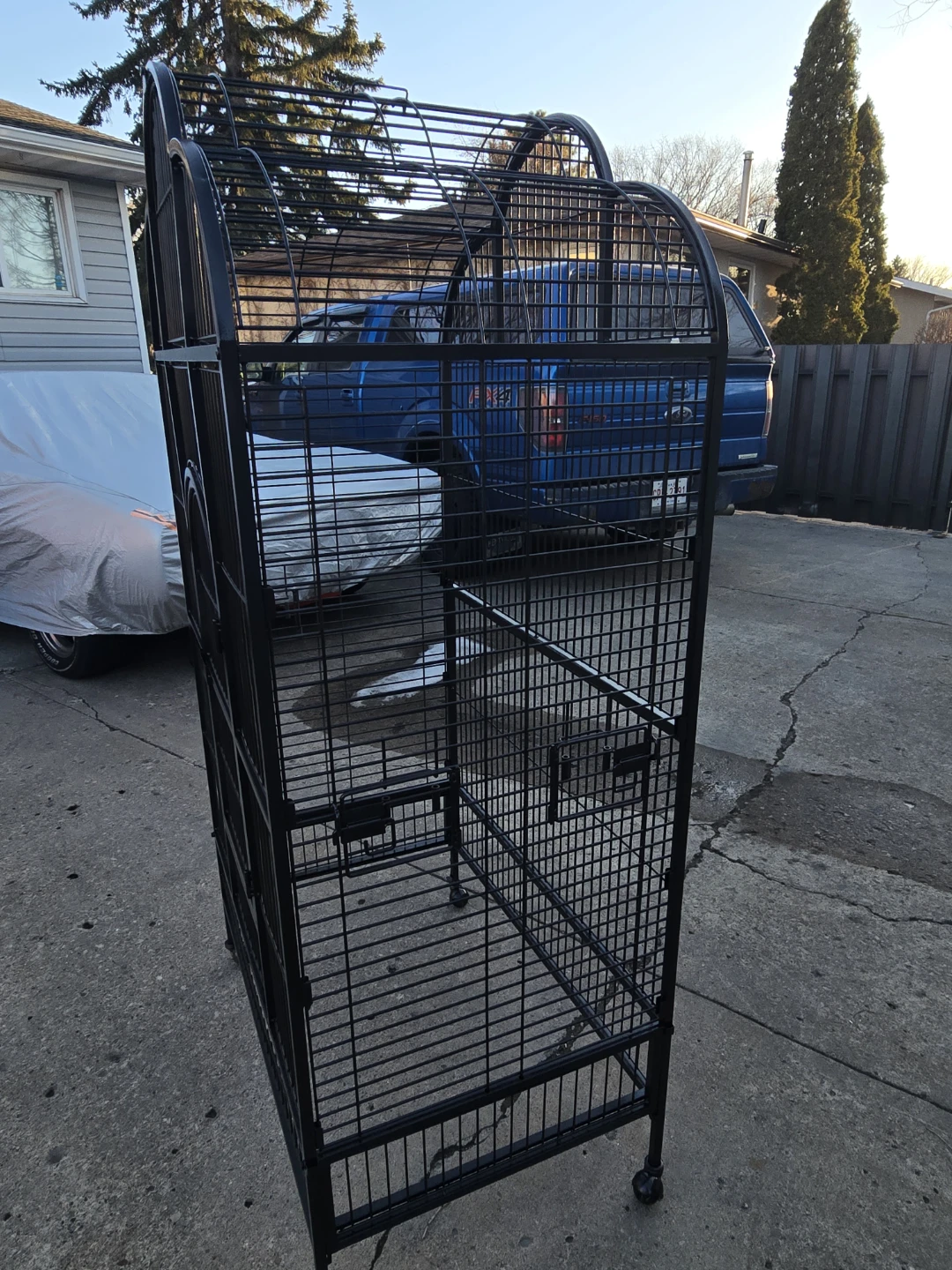 XLarge Black Bird Cage - photo 4